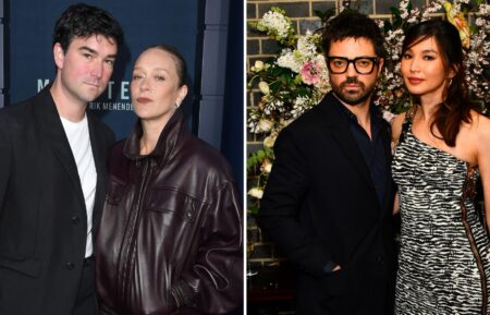 Sinisa Mackovic and Chloe Sevigny arrives at the Los Angeles Premiere Of Netflix's "Monsters: The Lyle And Erik Menendez Story" at The Egyptian Theatre Hollywood on September 16, 2024 in Los Angeles, California; Dominic Cooper and Gemma Chan attend Netflix's annual BAFTA Awards afterparty at Chiltern Firehouse on February 19, 2023 in London, England.