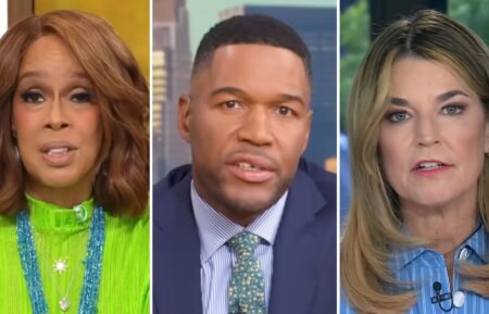 Gayle King, Michael Strahan, Savannah Guthrie