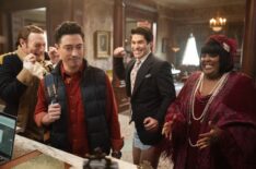 Brandon Scott Jones, Ben Feldman, Asher Grodman, and Danielle Pinnock in 'Ghosts'