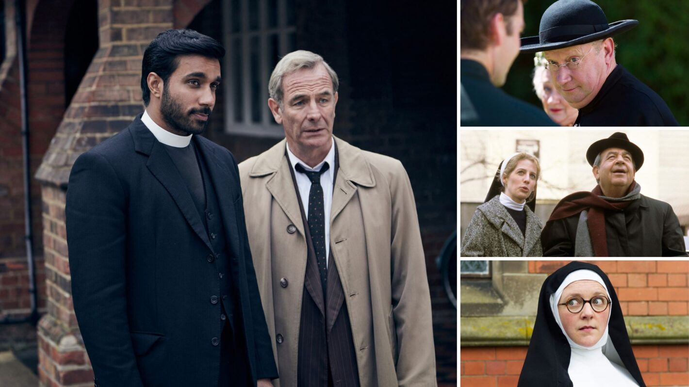 'Grantchester,' 'Father Brown,' 'Father Dowling Mysteries,' 'Sister Boniface Mysteries'