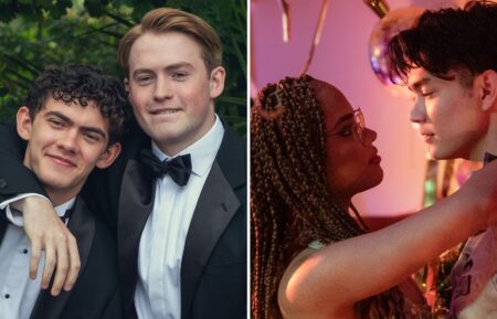 Joe Locke, Kit Connor, Yasmin Finney, and William Gao in 'Heartstopper'