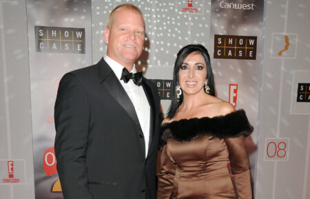 Mike Holmes and Anna Zappia attend the 2008 Gemini Awards Gala at the Metro Toronto Convention Centre on November 28, 2008 in Toronto, Canada