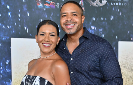 Page Turner and Mike Hill attend the Los Angeles Premiere of Footage Films' "Run" at TCL Chinese Theatre on August 27, 2025 in Hollywood, California