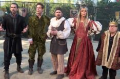 Rob Mac, Glenn Howerton, Charlie Day, Kaitlin Olson, and Danny DeVito for 'It's Always Sunny in Philadelphia' Season 18