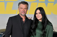 Josh Duhamel and Audra Mari attend the Los Angeles Premiere of 'London Calling' at Harmony Gold on September 15, 2025 in Los Angeles, California