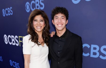Julie Chen Moonves of Big Brother and Charlie Moonves attend the CBSFEST 2026-2027: Fall Schedule Announcement to celebrate CBS' 2026-2027 primetime lineup at the Paramount Studios lot in Los Angeles, California on April 15, 2026.