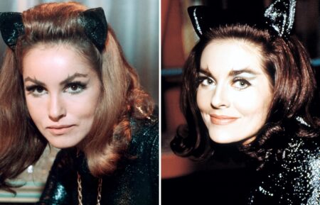 Julie Newmar and Lee Meriwether as Catwoman from Batman