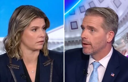 Kasie Hunt and Scott Jennings