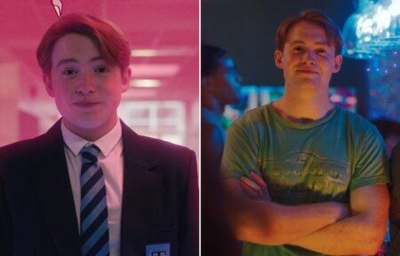 Nick in Heartstopper Season 1 and in 'Heartstopper Forever'