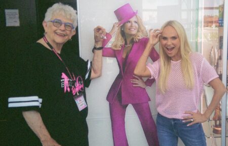 Kristin Chenoweth and her mom