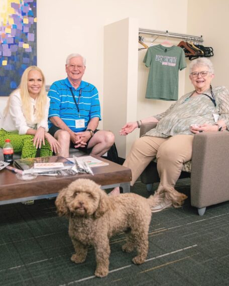 Kristin Chenoweth with her parents