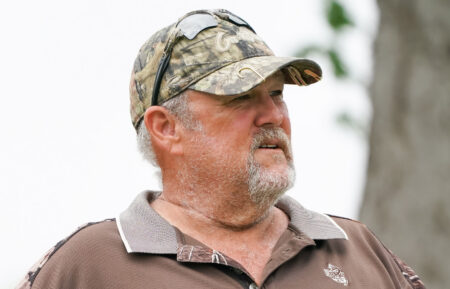 Daniel Lawrence Whitney, a.k.a. Larry the Cable Guy, looks on at the ClubCorp Classic at Las Colinas Country Club on April 23, 2022, in Irving, Texas