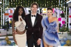 Bryce, Trinity, and Ariana Madix in the 'Love Island USA' Season 8 finale