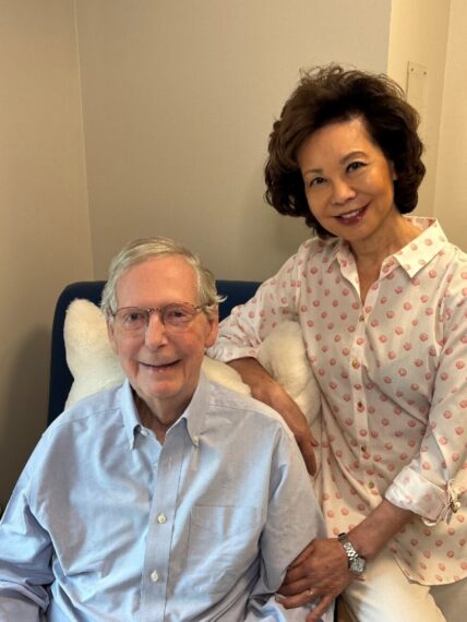Mitch McConnell and wife Elaine Chao