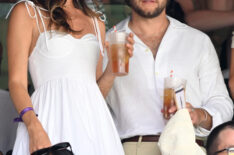 Amelia Woolley and Niall Horan attend day one of the 2026 Wimbledon Tennis Championships at the All England Lawn Tennis and Croquet Club on June 29, 2026