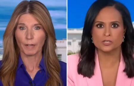 Nicolle Wallace and Kristen Welker