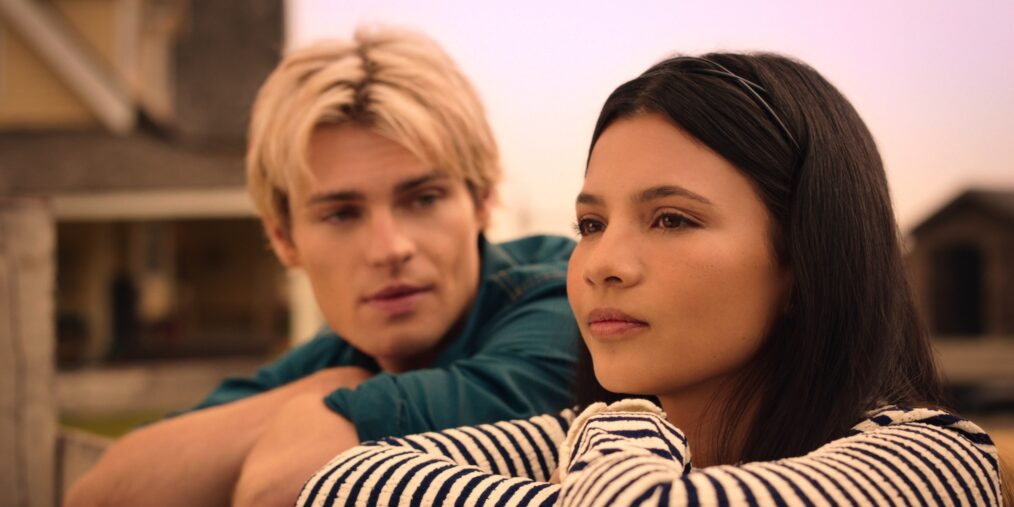 Noah LaLonde as Cole Walter, Nikki Rodriguez as Jackie Howard on 'My Life with the Walter Boys' Season 3