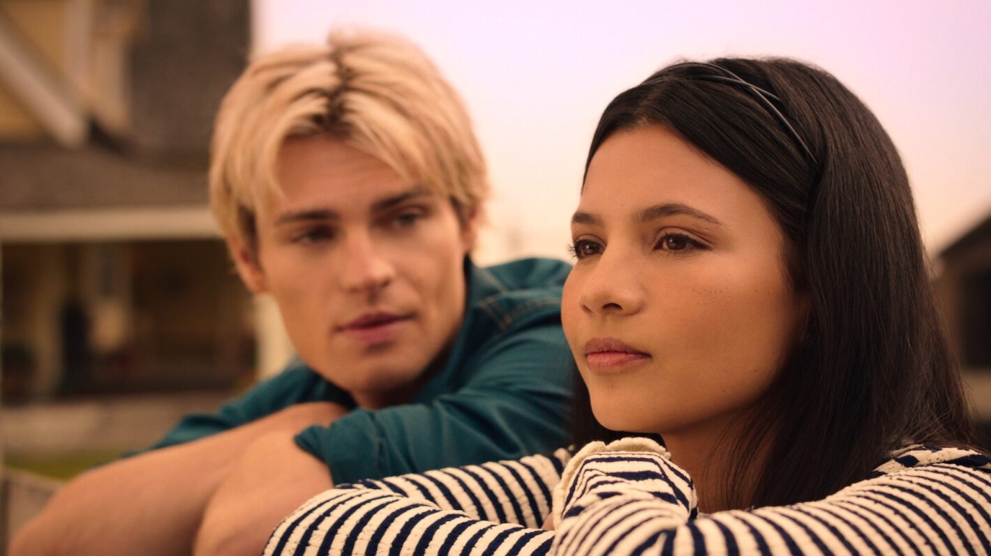 Noah LaLonde as Cole Walter, Nikki Rodriguez as Jackie Howard on 'My Life with the Walter Boys' Season 3