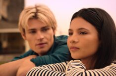 Noah LaLonde as Cole Walter, Nikki Rodriguez as Jackie Howard on 'My Life with the Walter Boys' Season 3
