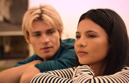 Noah LaLonde as Cole Walter, Nikki Rodriguez as Jackie Howard on 'My Life with the Walter Boys' Season 3