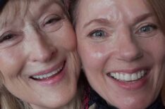 Meryl Streep and Geri Halliwell behind the scenes of 'Only Murders in the Building' Season 6