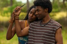 Carlacia Grant as Cleo, Jonathan Daviss as Pope in 'Outer Banks' Season 5