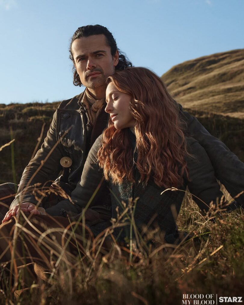 Jamie Roy and Harriet Slater in 'Outlander: Blood of My Blood' Season 2