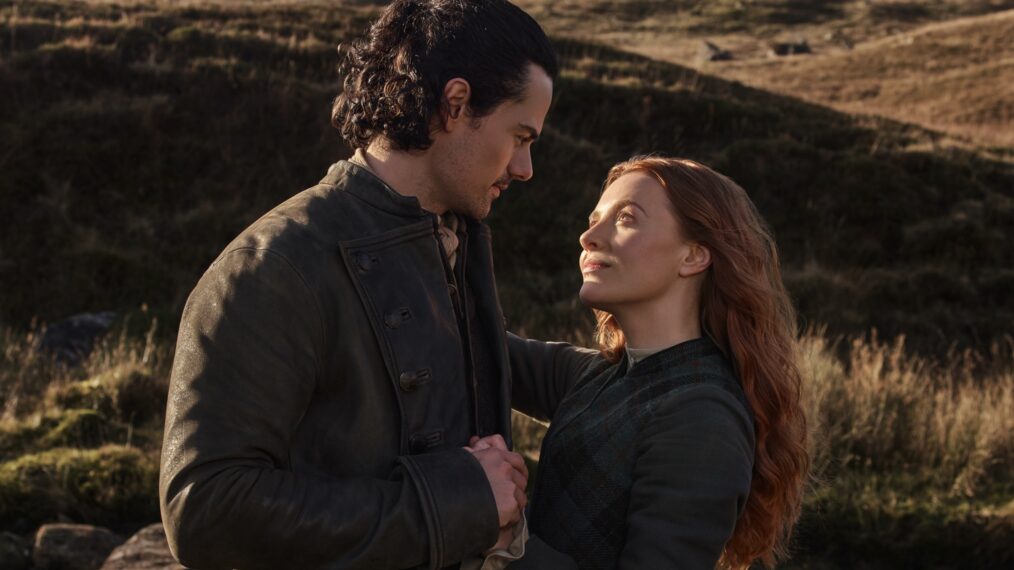 Jamie Roy and Harriet Slater in 'Outlander: Blood of My Blood' Season 2