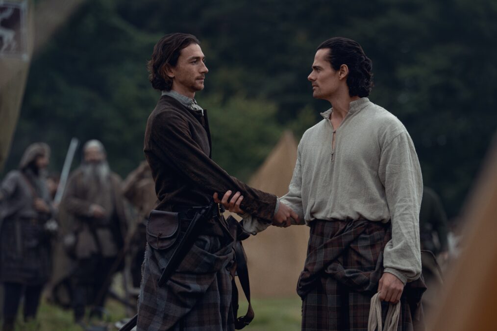 Rory Alexander and Jamie Roy in 'Outlander: Blood of My Blood' Season 2