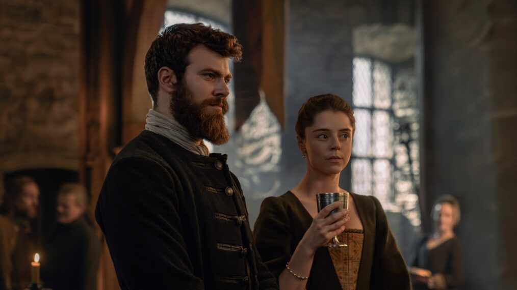 Sam Retford and Bobby Rainsbury in 'Outlander: Blood of My Blood' Season 2