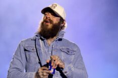 Post Malone performs at the T-Mobile Mane Stage during the 2026 Stagecoach Festival at Empire Polo Club on April 26, 2026