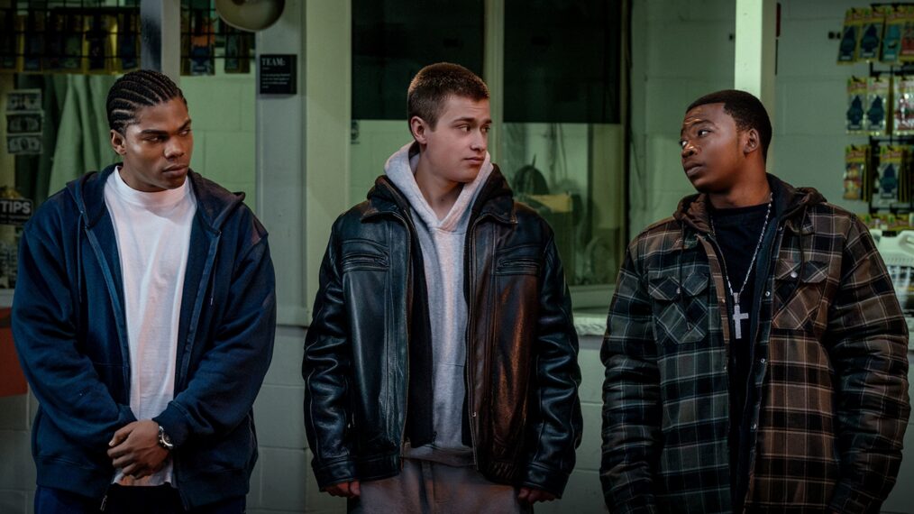 Spence Moore, Charlie Mann, and Mekai Curtis in 'Power: Origins'