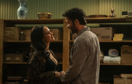 Marianly Tejada as Ellie and Jack Schumacher as Yancy in 'Ransom Canyon' Season 2