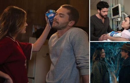 Lizzy Greene and Casey W. Johnson, Jack Schumacher and Marianly Tejada, and Minka Kelly and Josh Duhamel in 'Ransom Canyon' Season 2