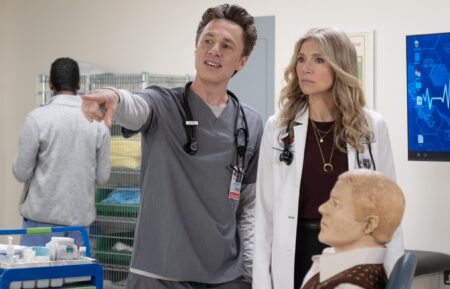 Zach Braff and Sarah Chalke in 'Scrubs' revival
