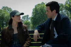 Jessica Brown Findlay and Ashley Zukerman in 'Silo' Season 3 Episode 1
