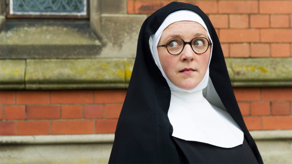 Lorna Watson as Sister Boniface in 'Sister Boniface Mysteries'