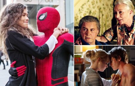 Spiderman and MJ, Uncle Ben and Aunt May, and Peter and Gwen from various Spiderman movies