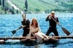 Brent Spiner, Donna Murphy, and Patrick Stewart in 'Star Trek: Insurrection'