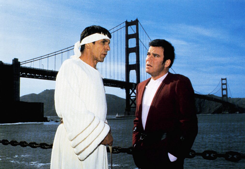 Leonard Nimoy and William Shatner in 'Star Trek IV: The Voyage Home'