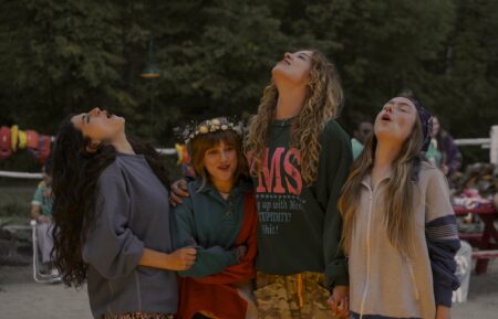 (l-r) Annie Jacobson (Ella Rubin), Maple (Mabel Strachan), Oona (Bo Bragason), and Ramona (Amélie Hoeferle) in STERLING POINT.
