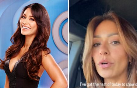 (left) "The Price Is Right" model Manuela Arbelaez, (right) Arbelaez in her car announcing if she is returning