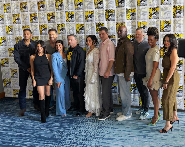 Deric Augustine, Jenna Dewan, Eric Winter, Lisseth Chavez, Alexi Hawley, Melissa O'Neil, Nathan Fillion, Richard T. Jones, Shawn Ashmore, Mekia Cox, and Alyssa Diaz — 'The Rookie' at San Diego Comic-Con 2026