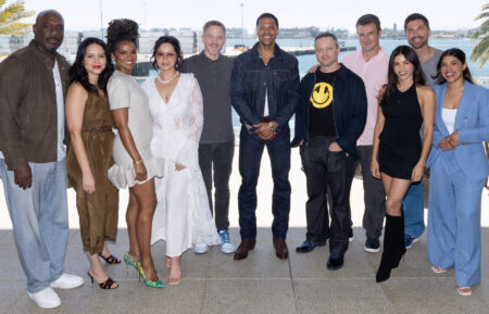 Richard T. Jones, Alyssa Diaz, Mekia Cox, Melissa O’Neil, Shawn Ashmore, Deric Augustine, Alexi Hawley, Nathan Fillion, Jenna Dewan, Eric Winter, and Lisseth Chavez at San Diego Comic-Con 2026 on Saturday, July 25, 2026