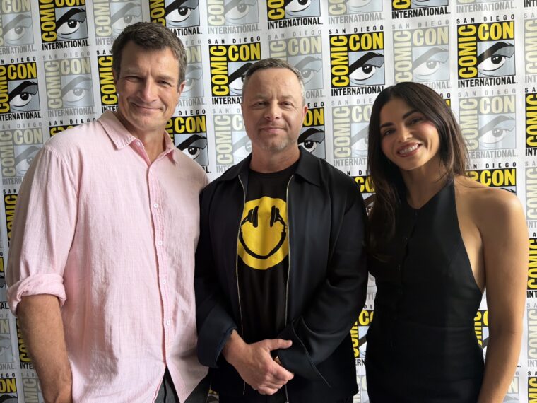 Nathan Fillion, Alexi Hawley, and Jenna Dewan — 'The Rookie' at San Diego Comic-Con 2026