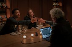 Jacob Anderso, Sam Reid, and Eric Bogosian in 'The Vampire Lestat' Episode 6