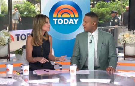 Savannah Guthrie and Craig Melvin anchoring 'Today' on Thursday, July 16, 2026