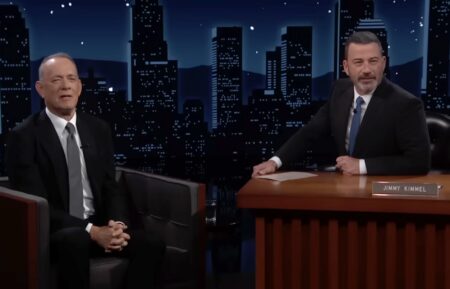 Tom Hanks and Jimmy Kimmel