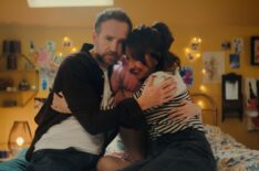 Rafe Spall and Esther Smith with Scarlett Rayner in 'Trying' Season 5