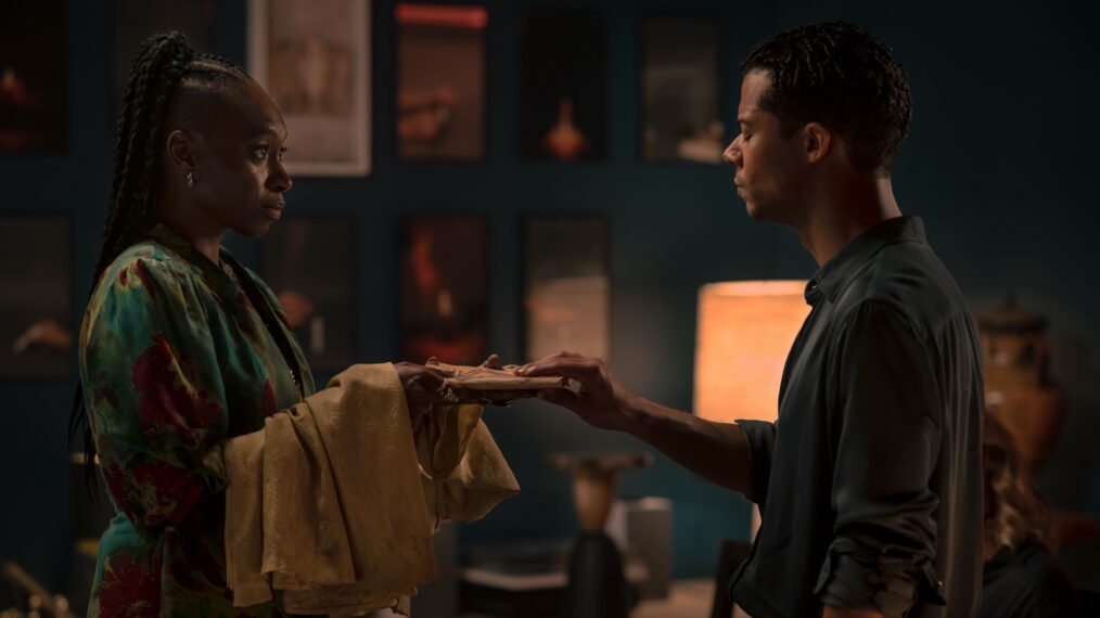 Jacob Anderson and Sarah Afful in 'The Vampire Lestat' Episode 6